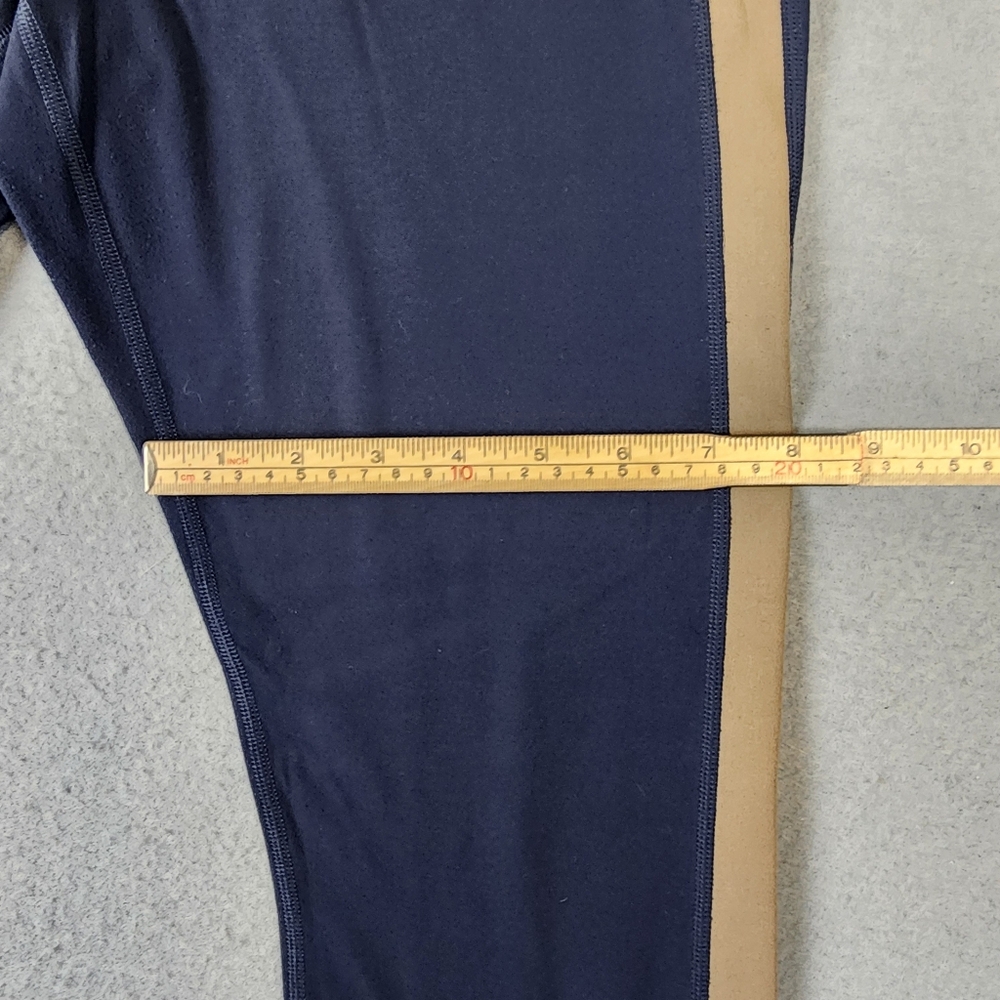 Athleta Elation Colorblock 7/8 Tight Leggings in Navy and Tan Womens Large - Picture 7 of 10